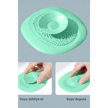 Kademeli Silikon Lavabo Tıkacı Koku Önleyici Gider Tıpası Banyo Mutfak Gider Kapatıcı 12 Izgara