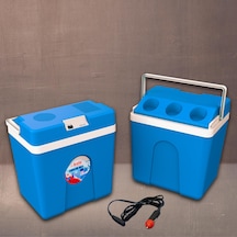 25 Litre 12v Oto Buzdolabı Termos- Portatif, Elektrikli, Oto Şarj Kablolu 1050 Thermoelectric Cooler 12v.