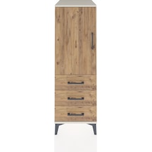 Kronos Dolap 2 Raflı 3 Çekmeceli Tek Kapaklı 44x59x134 Aytaşı-çam Aytası