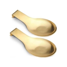 Flybuy Altın Paslanmaz Çelik Kaşık Tutacağı - Modern Mutfak Aksesuarı - Dayanıklı Ve Şık Altın