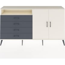 Arges Konsol 3 Raflı 4 Çekmeceli 2 Kapaklı 176x30x99 Aytaşı-aytaş Aytaşı-aytaşı/antrasit