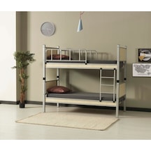 Teknor Yurt Genç Çocuk Odası Ahşap Başlıklı 90x190 Metal Ranza