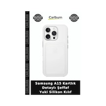 Samsung A15 Kartlık Detaylı Şeffaf Yuki Silikon Kılıf Cihaz Koruma Cep Koruması Akıllı Telefon çok renkli