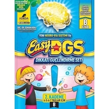 Easy Dikkati Güçlendirme Seti 4-7 Yaş B Kitapçığı - Qhdh-612049