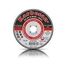 Karbosan Paslanmaz Çelik Inox İnce Kesme Disk T41 Düz 115x1,0x22,23 Mm Aa 54 R Bf80 25 Adet