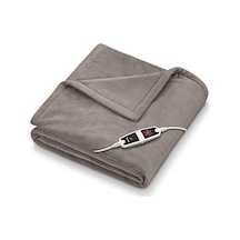 Beurer  HD 150 XXL Cozy bej ısıtmalı battaniye Füme