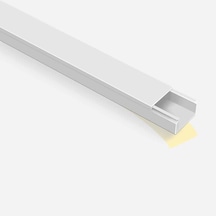 Mutlusan Kablo Kanalı Yapışkanlı Beyaz 2m 40x25 Mm 8'li Paket