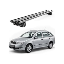 Pençe Skoda Fabia Sw 2000-2007 Uyumlu Gri Ara Atkı 109cm Port Bagaj Tavan Barı