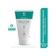 Deotak Mentol Ferahlığı 7 Güne Kadar Etkili Krem Deodorant 35 ML