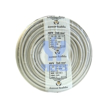 Öznur 2X6 Nym Kablo - 100 Metre