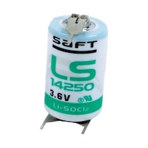 Saft Pil Kısa Puntalı 14250 Lityum 3.6v Şarjlı Pil Lı-socı2 Kablosuz Alarm Barkod Yazıcı Tarayıcı Pili