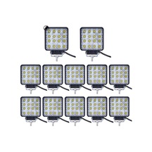 12 Adet 16 Ledli Off Road Sis Farı Çalışma Lambası 12 Volt / 24 V