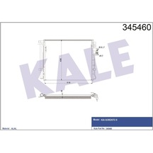 Kale Klıma Radyatoru Kıa Sorento 2.2 Crdı 2009-/ Klr-345460