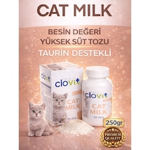 Clovit Cat Milk Yavru Kediler İçin Taurin İçeren Takviye 250 G