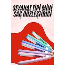 Seyahat Tipi Taşınabilir Saç Düzleştirici Saç Şekillendirici Yüksek Isı Ayarlı - Lisinya