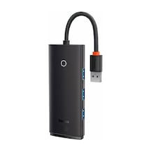 Baseus 0.25CM 5Gbps Veri Aktarım 4 Portlu USB to USB 3.0 Dönüştürücü Çevirici Hub Tak Çalıştır