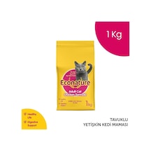 Econature Yetişkin Kedi Tavuklu 1 Kg Sarı Ambalaj En Az 3 Adet