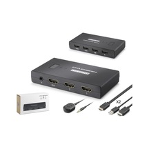 Hadron Hdx1373 Hdmı Kvm Switch 2 Usb Hub 2 Console Harici Butonlu Kvm Kablo Setli 2 Hdmı Port Siyah