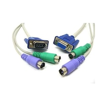 Ps2 Kvm Swıtch Kablosu Dişi Erkek Vga Erkek Ps2
