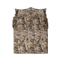 Realtree Edge Kamuflaj Yorgan Seti İkiz Boy - 2 Parça Yatak Seti - Orman Ormanı Kabin Köşkü - Doğa Ağacı Yaprak Diğer