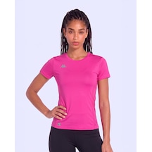 Kappa İlbex Pro Tur Kadın Fuşya Pembe Regular Tişört