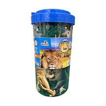 Sh-6431 13pcs Vahşi Hayvan 2litre Kovada