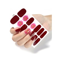 Tırnak Oje Sticker Dövmesi Kolay Uygulanabilir 14'lü Nail Art Set