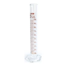 ACHEM 100ml Cam Mezür Uzun Form Kırmızı Skala