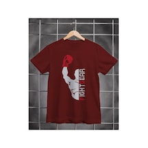Segungear Boxingfist Erkek Regular Fit Baskılı Spor Tişört Bordo - 932147890 Bordo