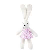 Pl50170 45 Cm Elbiseli Tavşanlar - Hly Beyaz