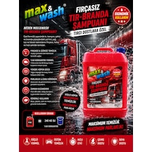 Max&wash 4 Kg Fırçasız Tır-branda Şampuanı 1/60 Konsantre Fırçasız Oto Yıkama Ve Branda Temizleyici