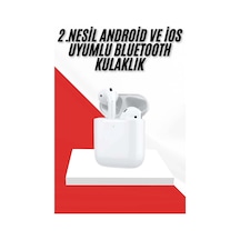 Mey İthalat 2. Nesil Bluetooth Android Ve İos Uyumlu Kablosuz Kulaklık Çağrı Cevaplama