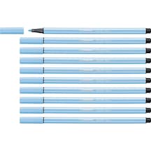 Stabilo Pen 68 Keçe Uçlu Kalem 10Lu Floresan Mavi 68-031