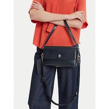 Tommy Hilfiger Tommy Hılfıger Kadın Omuz Çantası Aw0aw17219-dw6 Lacivert