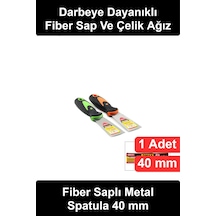 Spatula Profesyonel Metal 40 Mm Fiber Saplı Paslanmaz Çelik Ağızlı Boya Alçı Sıva Yüzey Kazıma Sıyı