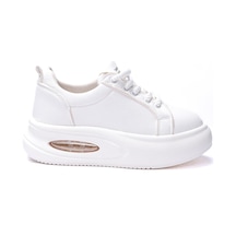 Celira Dvm Ekru Kadın Günlük Sneaker Spor Ayakkabı Ekru