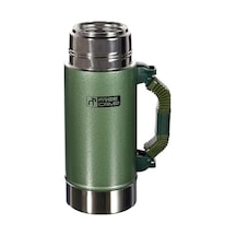 Termos, 700 Ml, Unisex, Çelik, Bpa İçermez, 12 Saat Sıcak, 24 Saat Soğuk Tutma, Yeşil Acı Kahverengi