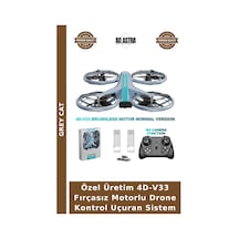 Özel Üretim 4d-v33 Fırçasız Motorlu Drone Kontrol Uçuran Sistem