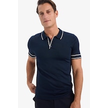 DeFacto Standart Fit Polo Yaka Triko Kısa Kollu Tişört E3251AX25SMNV64