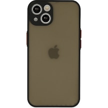 Apple  Uyumlu  iPhone 14 Kılıf Montreal Silikon Kapak Siyah
