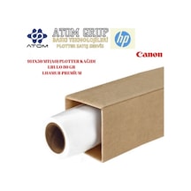 914 Mm. X 50 Mt. 80 Gr. Plotter Kağıdı Atom Bilişim