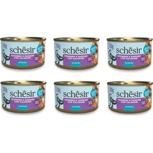 Schesir Sardalya İle Uskumrulu Sos İçinde Tamamlayıcı Kedi Konservesi 70 G X 6 Adet
