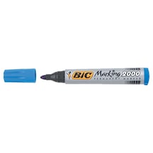 Bic Markör Permanent 1.7 Mm Yuvarlak Uçlu Mavi 2000 06 Çok Renkli