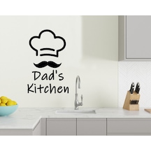 Bk Home Dad'S Kitchen Tasarımlı Duvar Sticker-1