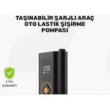 Taşınabilir Dijital Lastik Şişirme Cihazı Güvenli Ve Pratik Kullanım