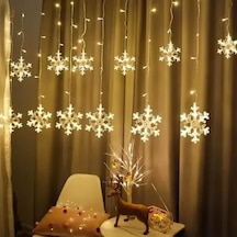 Zenviya21 3 Metre Saçaklı Kar Tanesi Perde Led Zenya785 Standart