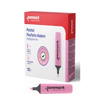 Penmark Fosforlu Kalem Pastel Gülsuyu Hs-505 10 Çok Renkli