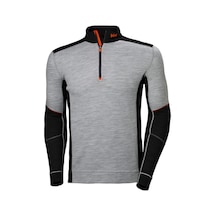 Helly Hansen Workwear Lıfa Yarım Fermuar Sweatshirt -75107 Koyu Gri