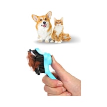 EVCİL HAYVAN KEDİ KÖPEK TUŞLU OTOMATİK TÜY TOPLAYICI TARAK KAŞIMA