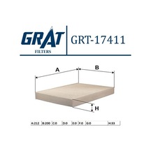 Grat 17411 Kabin Filtresi Ford: Transit V347 06-14